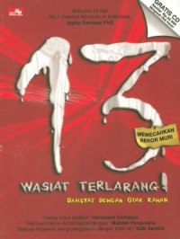 Image of 13 WASIAT TERLARANG (DAHSYAT DENGAN OTAK KANAN)
