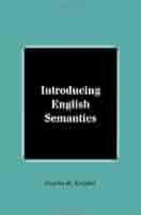 Image of Introduching English Semantics